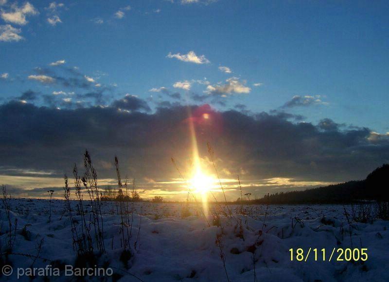 12.JPG - Zimowy zachód słońca - fot. J. Seweryn